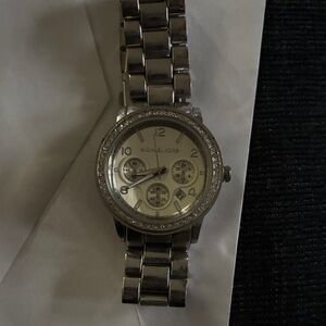 Michael Kors Silver Chronograph Watch